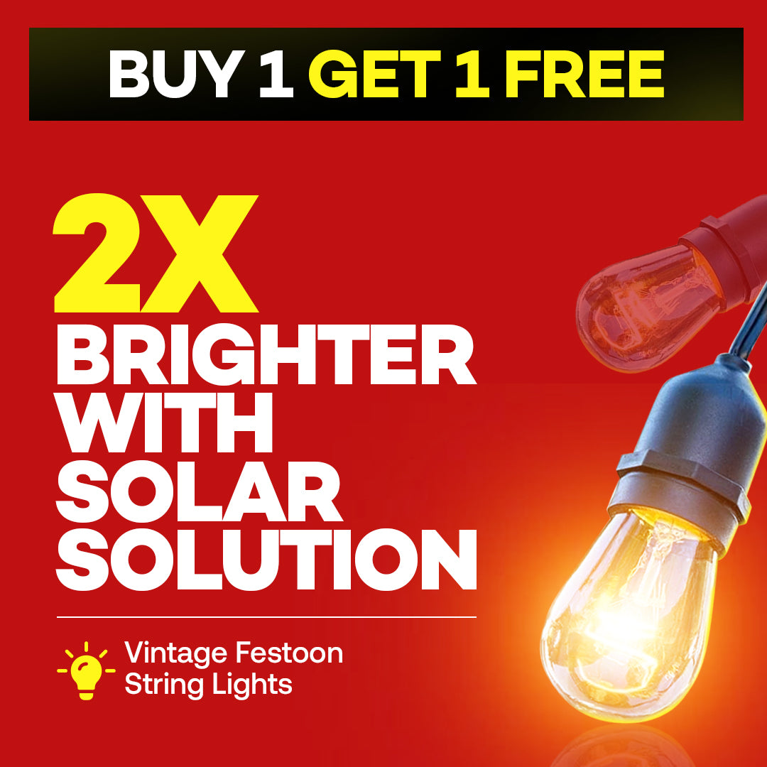 Solar Solutions™️ Festoon Lights - Buy 1 Get 1 FREE